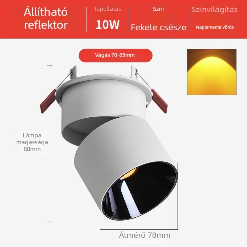 LED falmosó világítás – alumínium ház, 220V, CRI ≥95, stílus: Light Luxury