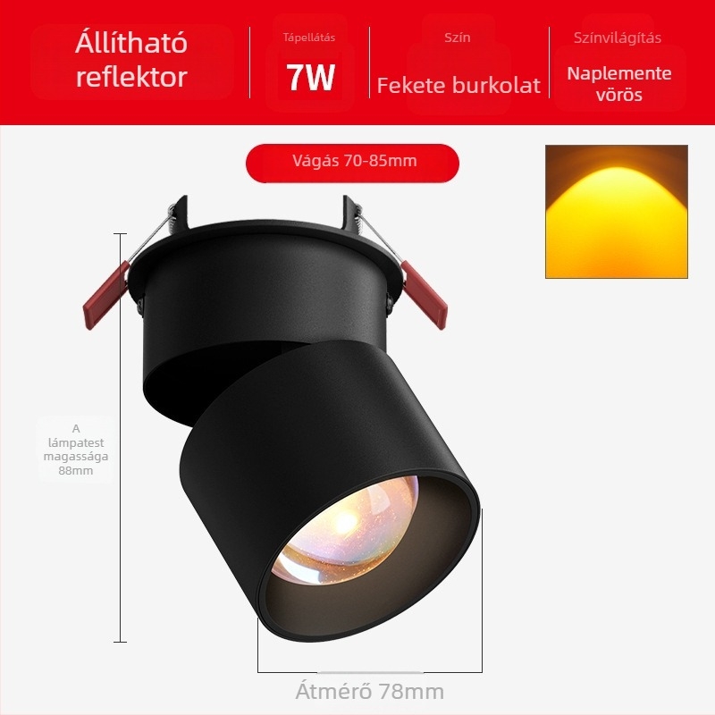 LED falmosó világítás – alumínium ház, 220V, CRI ≥95, stílus: Light Luxury