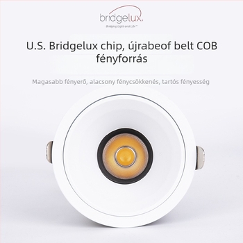 Otthoni használatra szánt LED reflektor, beépített mennyezeti lámpa, 220V, Puri chip, alumínium ház, kapcsoló-vezérlés