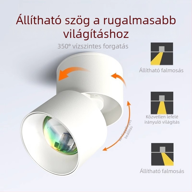 LED folyosóvilágítás, alumíniumötvözet, 220V, CRI 80–89, modern minimalista stílus
