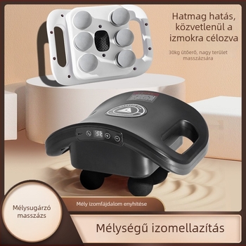 6fejű masszírozógép LCD kijelzővel, kefés motor, 5. sebesség, beépített akkumulátor 2000–4000 mAh