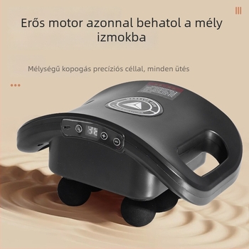 6fejű masszírozógép LCD kijelzővel, kefés motor, 5. sebesség, beépített akkumulátor 2000–4000 mAh