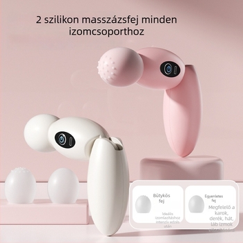 Fascia masszírozó – Csendes USB-s tápegység, Modell 022, Két masszázs érintkezés, Nyakra, Deréktáji, Csípőre, Lábakra és Hát