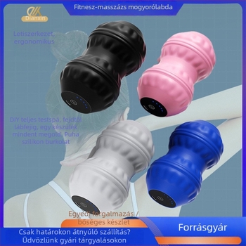 Fascia Labda Masszírozó TY-517 – Két masszázs érintkező, Újratölthető, Teljes test masszázs, Szilikon burkolat