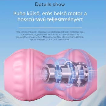 Fascia Labda Masszírozó TY-517 – Két masszázs érintkező, Újratölthető, Teljes test masszázs, Szilikon burkolat