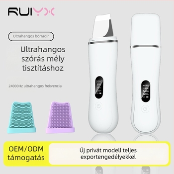 Ultrahangos arctisztító készülék mitesszerek eltávolítására, fehérítés és ionos kezelés, hordozható, beépített 300–500mAh akkumulátor