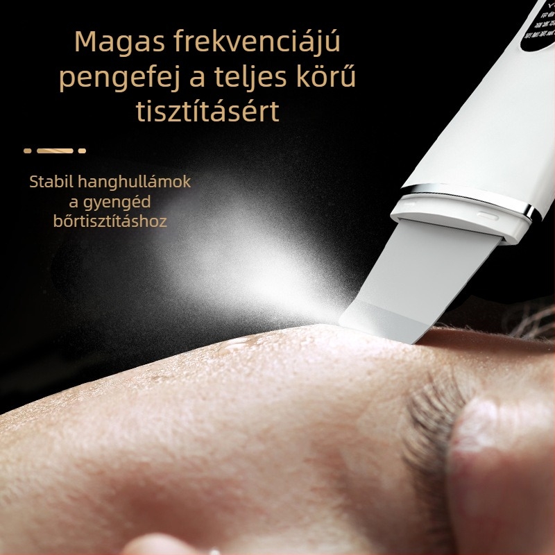 Ultrahangos arctisztító készülék mitesszerek eltávolítására, fehérítés és ionos kezelés, hordozható, beépített 300–500mAh akkumulátor