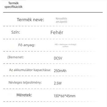 Ultrahangos arctisztító készülék arc számára vízálló kialakítással, rezgő masszázzsal és meleg tömörítés funkcióval a pórusok tisztításáért