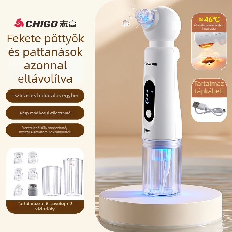 Chigo X20 vákuumos pórus-tisztító készülék, meleg tömörítés a pórusok nyitásához, 4. fokozat