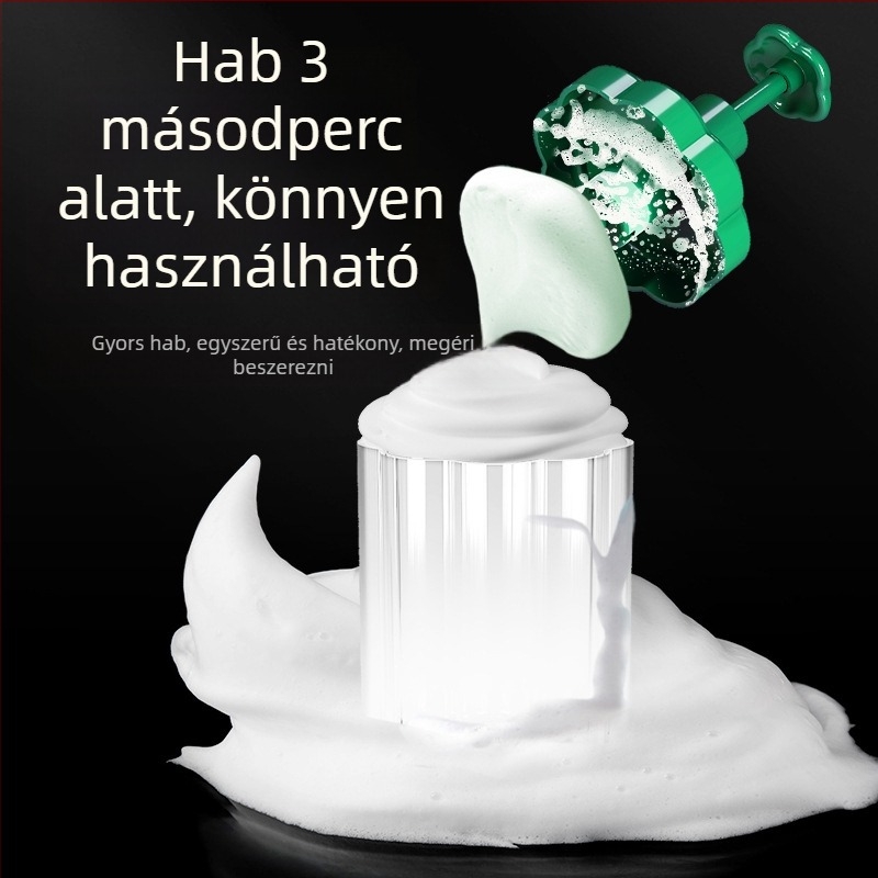 3 az 1-ben habosító palack arc- és samponhabhoz – műanyag, Cui Da márka, ajándékba, logó nélkül
