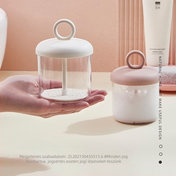 Mo Yao Life Habkészítő habpohár arc tisztításához, arcmosáshoz és samponhoz — PS+PP, 8×8×11.5 cm, fedéllel, logó nyomtatás, magáncímke elérhető