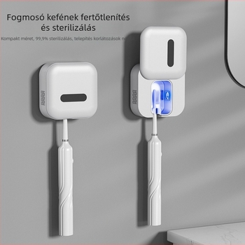 Intelligens fogkefe dezinfekciós doboza beépített akkumulátorral, indukciós kapcsolóval, 180 másodperces UV dezinfekció, modell JY-YS08