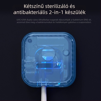 Intelligens fogkefe dezinfekciós doboza beépített akkumulátorral, indukciós kapcsolóval, 180 másodperces UV dezinfekció, modell JY-YS08