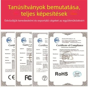 Fali levegőtisztító negatív ion generátorral, PM2.5 eltávolítás, szagok eltávolítása, fertőtlenítés és sterilizálás, érintőképernyős intelligens kijelző