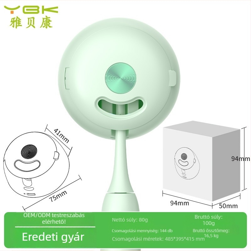 Fali sterilizáló fogkeféhez, USB-s tápegység, UVC sterilizálás, 2 perces ciklus, ABS