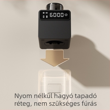 RA-616 Szterilizált fogkefetartó UV-diszinfekcióval, USB-tápellátással, érintéses vezérléssel, fúrás nélküli ragasztószerelés