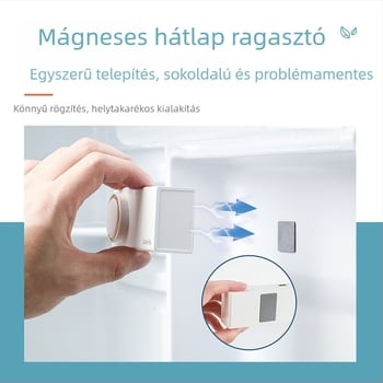 Hordozható USB-s légtisztító aktív szénnel és ózonnal háztartási dezodorálásra és sterilizálásra; zaj <36 dB; levegőmennyiség 50 m³/h; alkalmas helyiségekben legfeljebb 10 m²