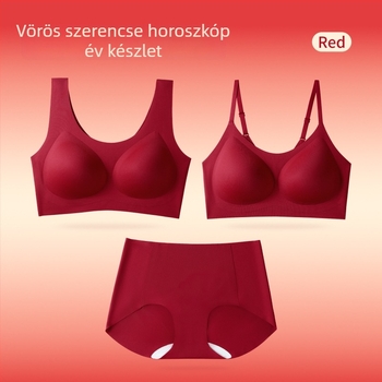 Női melltartó készlet: teljes kosár, vékony formázott kosár, Mulberry selyem bélés, modal anyag, nylon külső