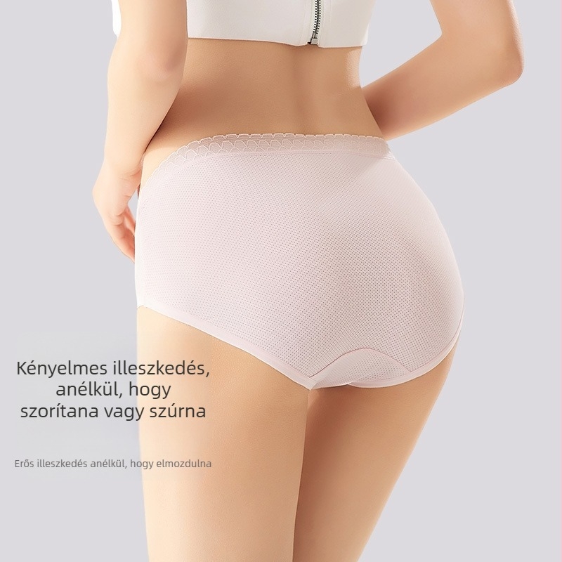 Anyasági varrás nélküli alacsony derekú rövidnadrág, lélegző pamut, gyorsan száradó ice silk