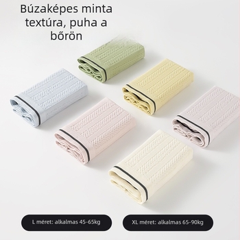 Terhességi női alsónemű - magas derekú, seamless, lélegző nylon anyagból, pamut belsés a szemérem környékén