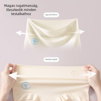 Magas derekú hasformázó női alsónemű, hosszított ágyékrész, 100% pamut, plusz méret
