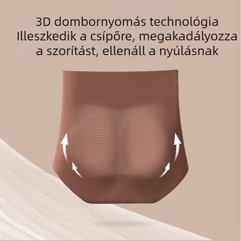 Női boxer shapewear magas derekú, seamless, antibakteriális, lélegző; fenékemelés és hasi kontroll; fő anyag Nylon/Ice Silk; bélés: viscose.