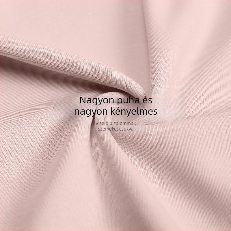 Női pamut pizsama szett kardigán stílusban, hosszú ujjú, galléros, 100% pamut, közepes vastagság 201–250 g/m²