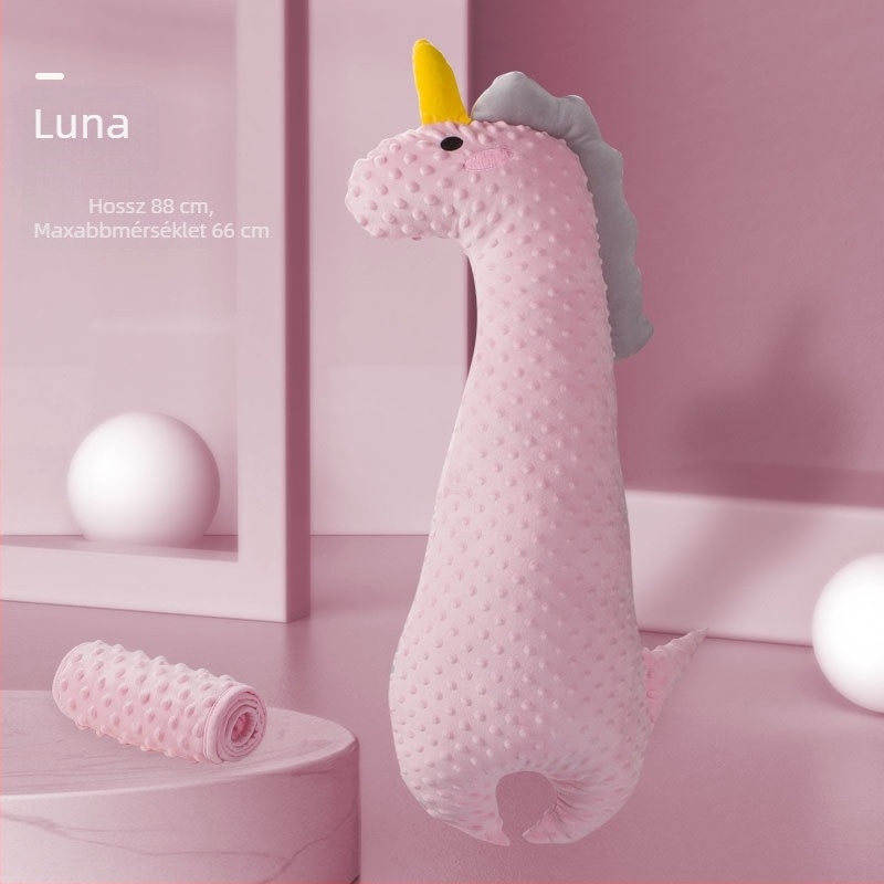 Pidole bab plüss alvássegítő párna – cukorka alakú, 0–3 éveseknek; töltet: poliészter rost