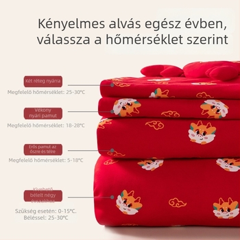 Ölelős babaszundikáló swaddle négy évszakos, 100% pamut, poliészter töltet, állat/rajzfilm minta, biztonsági osztály A