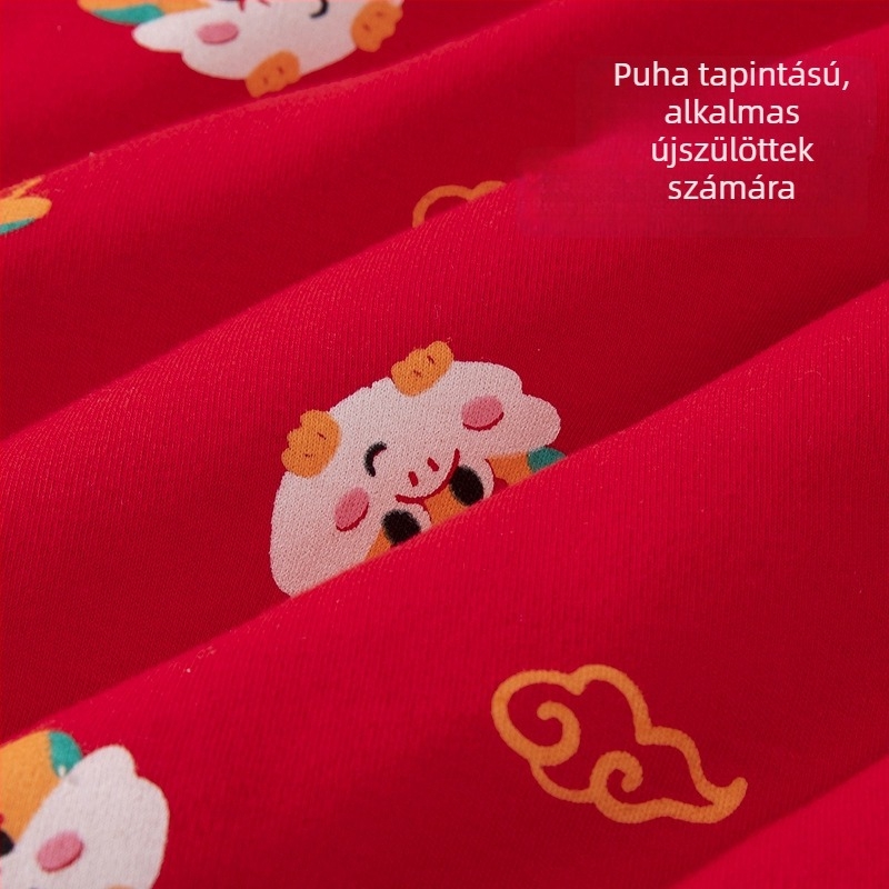 Ölelős babaszundikáló swaddle négy évszakos, 100% pamut, poliészter töltet, állat/rajzfilm minta, biztonsági osztály A
