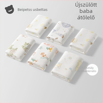 Újszülött swaddle wrap – Betides, 100% pamut, négy évszakos, állatmintás, 80 cm-ig