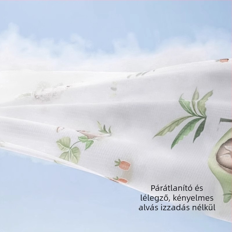 Újszülött swaddle wrap – Betides, 100% pamut, négy évszakos, állatmintás, 80 cm-ig