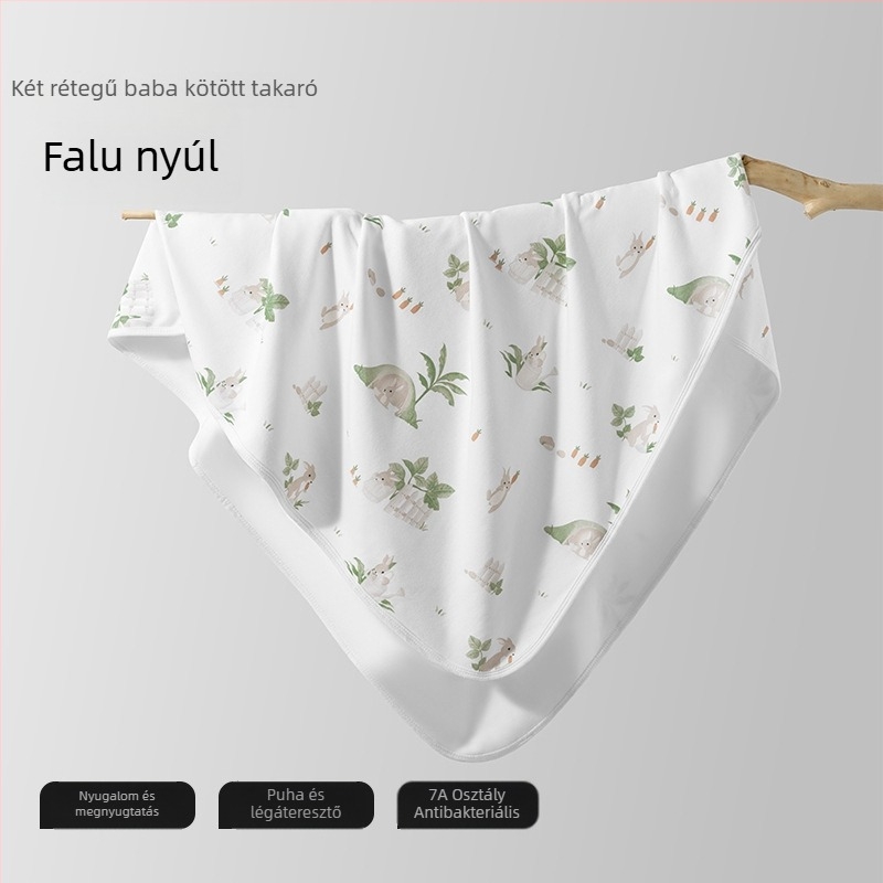 Újszülött swaddle wrap – Betides, 100% pamut, négy évszakos, állatmintás, 80 cm-ig