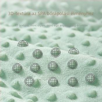 Újszülött babák számára készült quilt 100% pamutból, téli szezon, egyszerű dizájn, súly kevesebb mint 0,5 kg