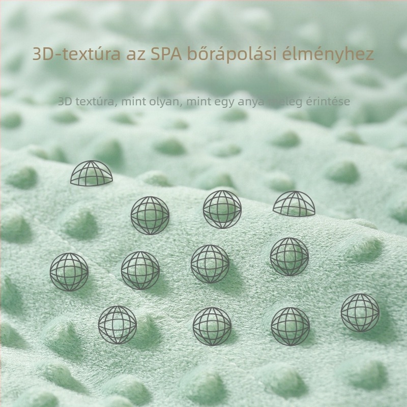 Újszülött babák számára készült quilt 100% pamutból, téli szezon, egyszerű dizájn, súly kevesebb mint 0,5 kg