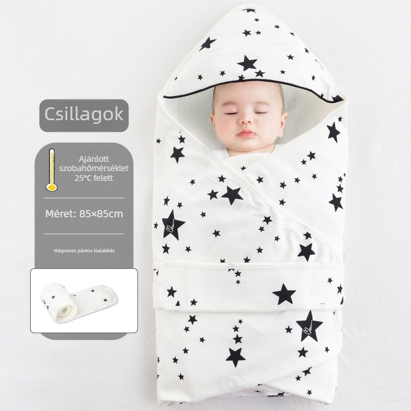 100% pamutú újszülött swaddle, osztály A, nyári könnyű, Cartoon mintázat, töltelék nélkül