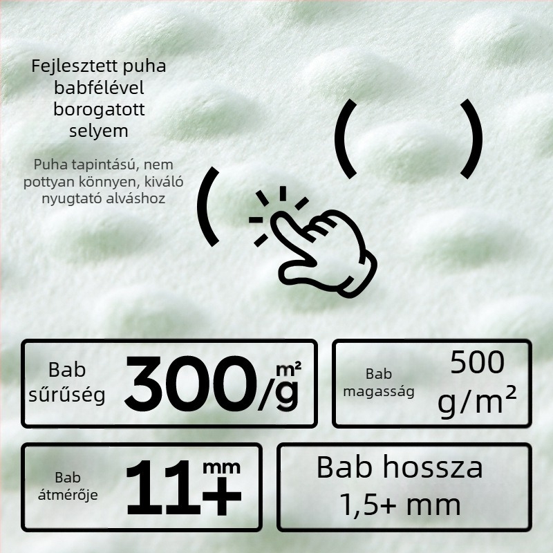 Baba pléd poliészter töltettel, kötött pamut anyag, 0,55–1,0 kg, tavasz-ősz szezon, 1–2 éves korosztálynak