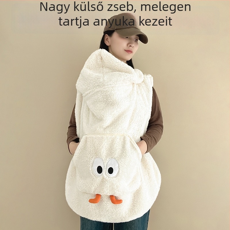 Babakocsis takaró – poliészter, őszi-téli, újszülött számára, szélvédett, rajzfilmszerű stílus