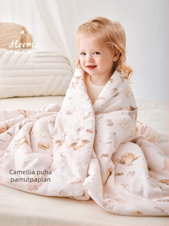 Pamut babatakaró quilt dobó pléd, Class A, 1–3 éves gyerekeknek, minták: állat, rajzfilmfigura, avatar, 2025 nyarán debütált