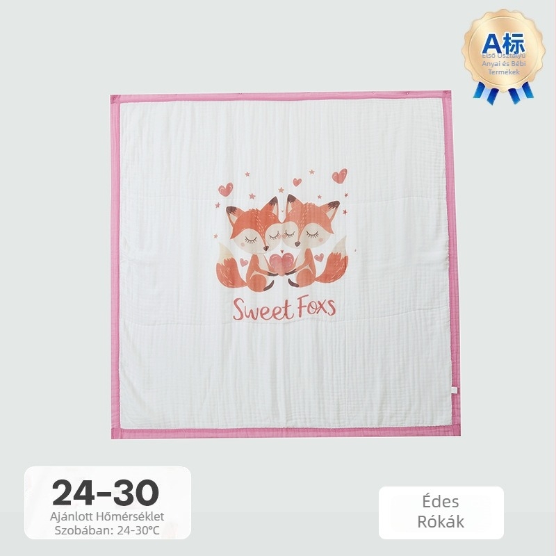 IDBABY bambusz rostú fürdőlepedő, egész éves használatra, 1–3 éves babák számára