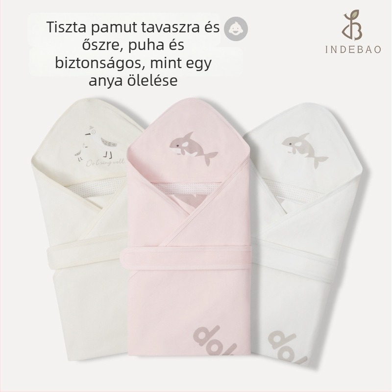 Őszi újszülött swaddle kendő, 100% pamut anyag, töltet tiszta pamut, Biztonsági szint A, minták: állatok, mesefigurák, betűk, virágok, pöttyök