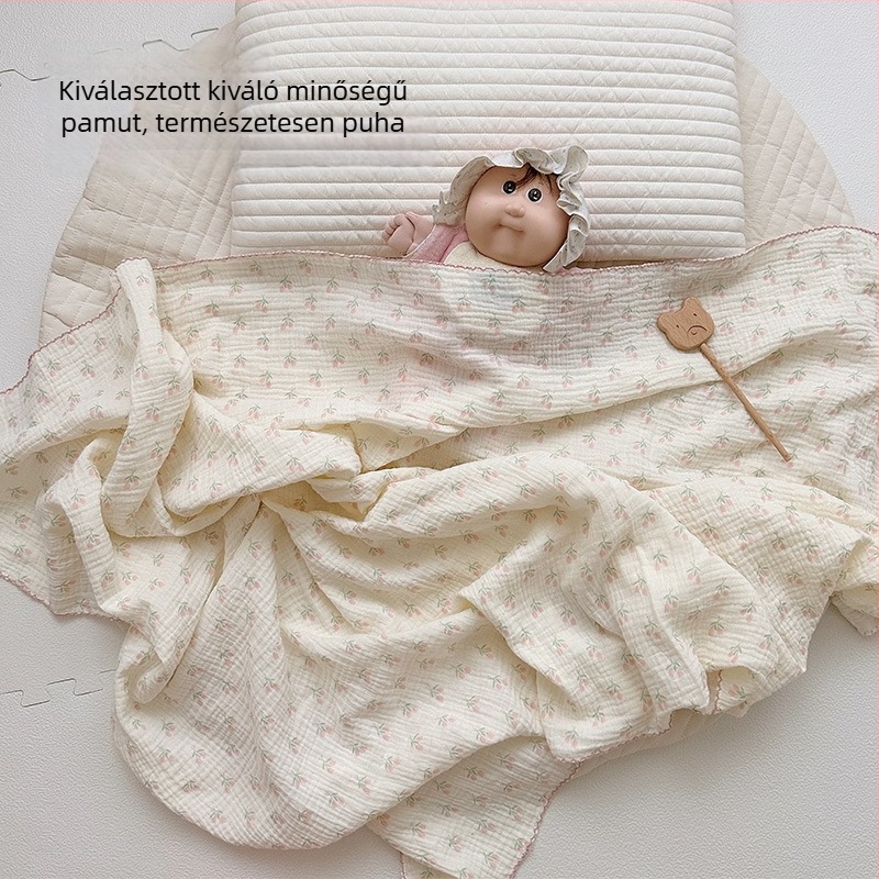 Bethmei Bébi géz takaró – nyár, könnyű, 100–200 g, újszülötteknek és csecsemőknek