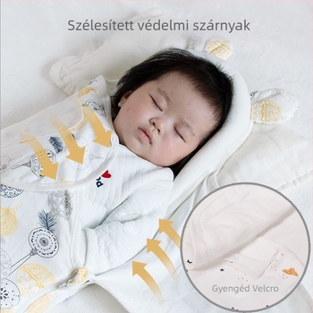 Baba csomagoló kendő – BDL/BIDOLE, 100% pamut, egész éves használatra, minták: állatok, mesefigurák, virágok.