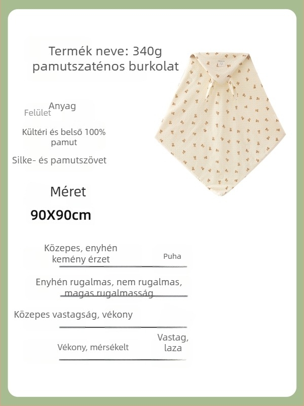 Újszülöttet ölelő takaró fonalból készült textilek, selyem-pamut töltet, rajzfilm mintázat, megfelelő újszülött számára
