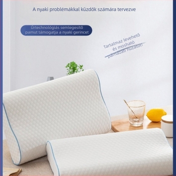 Pillow Island pillangó alakú nyaki párna memóriahabbal, magasság 5–10 cm, tömeg 1 kg, lélegző