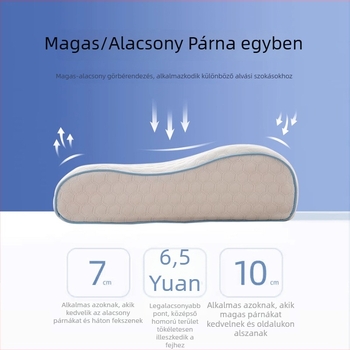 Pillow Island pillangó alakú nyaki párna memóriahabbal, magasság 5–10 cm, tömeg 1 kg, lélegző