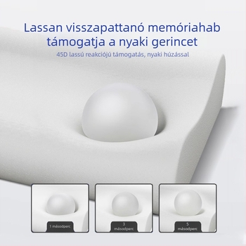 Pillow Island pillangó alakú nyaki párna memóriahabbal, magasság 5–10 cm, tömeg 1 kg, lélegző