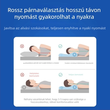 Pillow Island pillangó alakú nyaki párna memóriahabbal, magasság 5–10 cm, tömeg 1 kg, lélegző