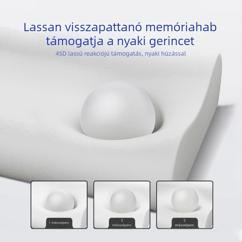 Pillow Island pillangó alakú nyaki párna memóriahabbal, magasság 5–10 cm, tömeg 1 kg, lélegző