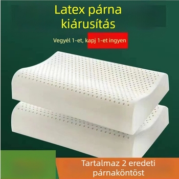 Latex párna a nyaki gerinc támogatására, hullámos alakú, 0,5–1,0 kg, testreszabható